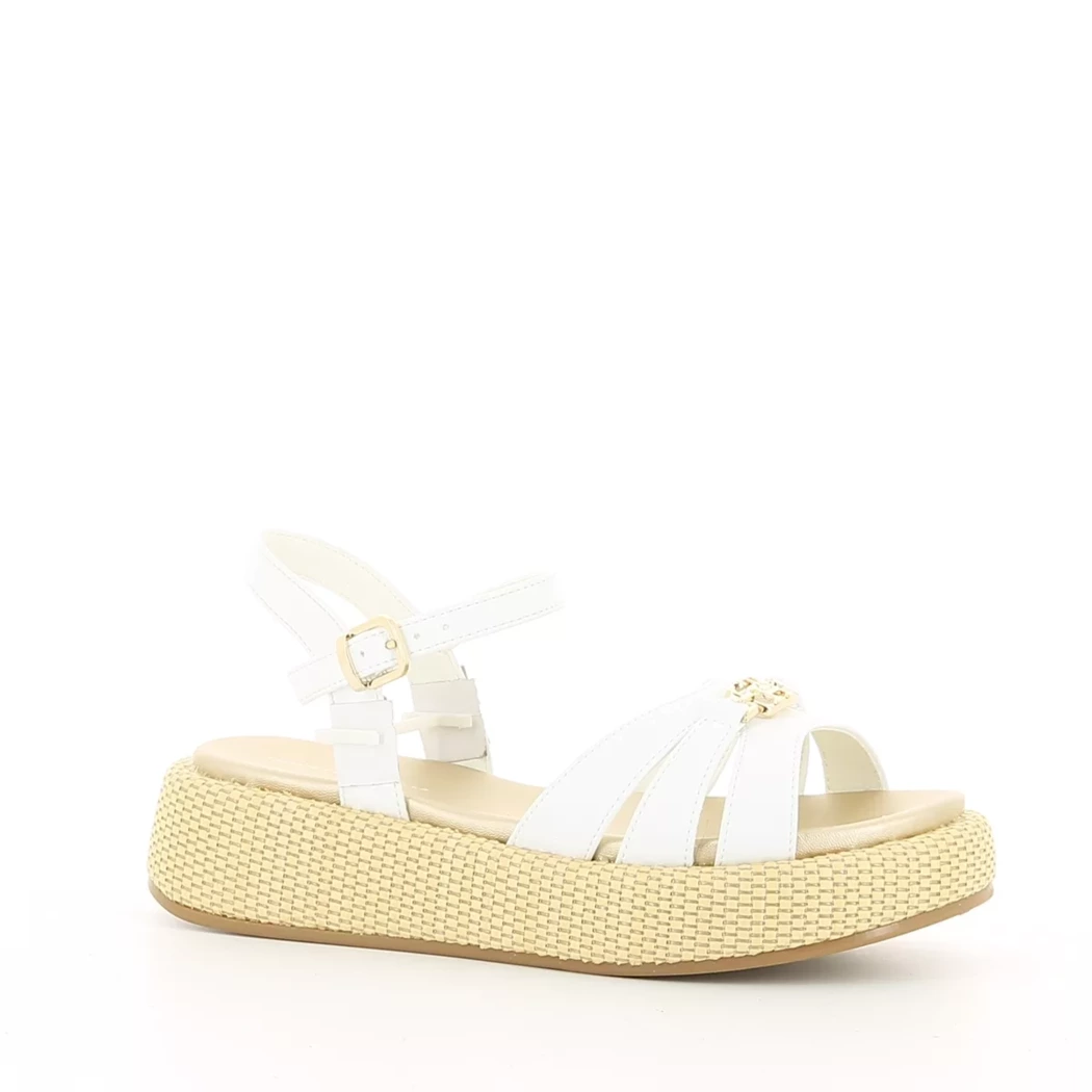 Image (1) de la chaussures Tommy Hilfiger - Sandales et Nu-Pieds Blanc en Cuir synthétique