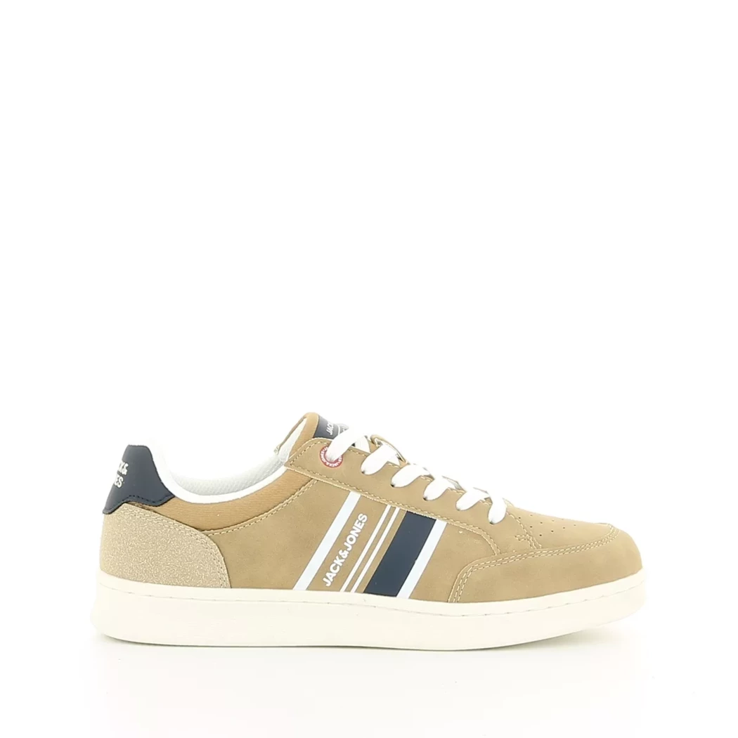 Image (2) de la chaussures Jack & Jones - Baskets Taupe en Cuir synthétique