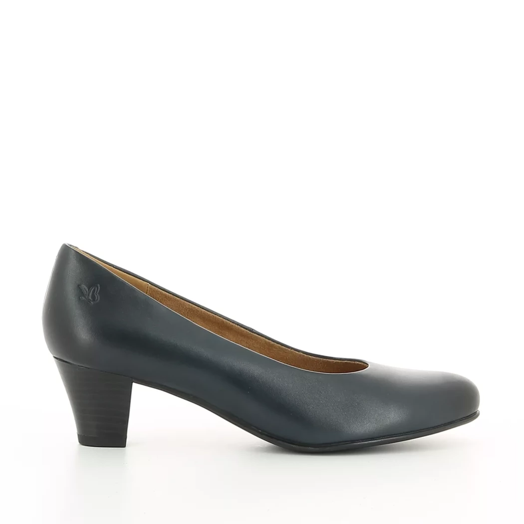 Image (2) de la chaussures Caprice - Escarpins Bleu en Cuir