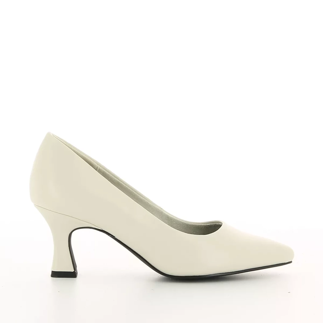 Image (2) de la chaussures Marco Tozzi - Escarpins Blanc en Cuir synthétique