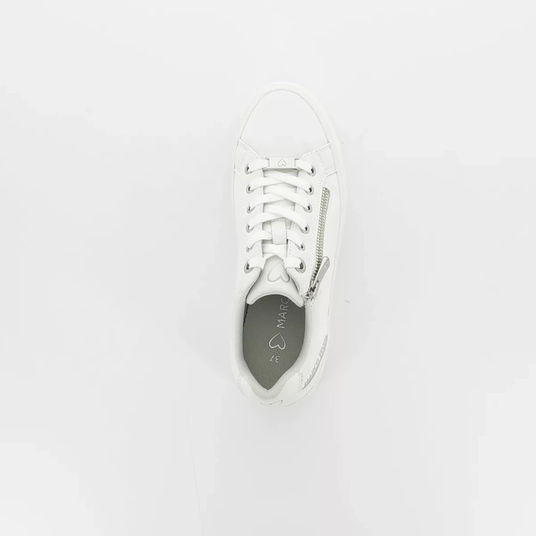 Image (6) de la chaussures Marco Tozzi - Baskets Blanc en Cuir synthétique