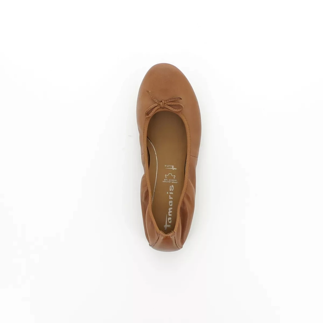 Image (6) de la chaussures Tamaris - Ballerines Cuir naturel / Cognac en Cuir