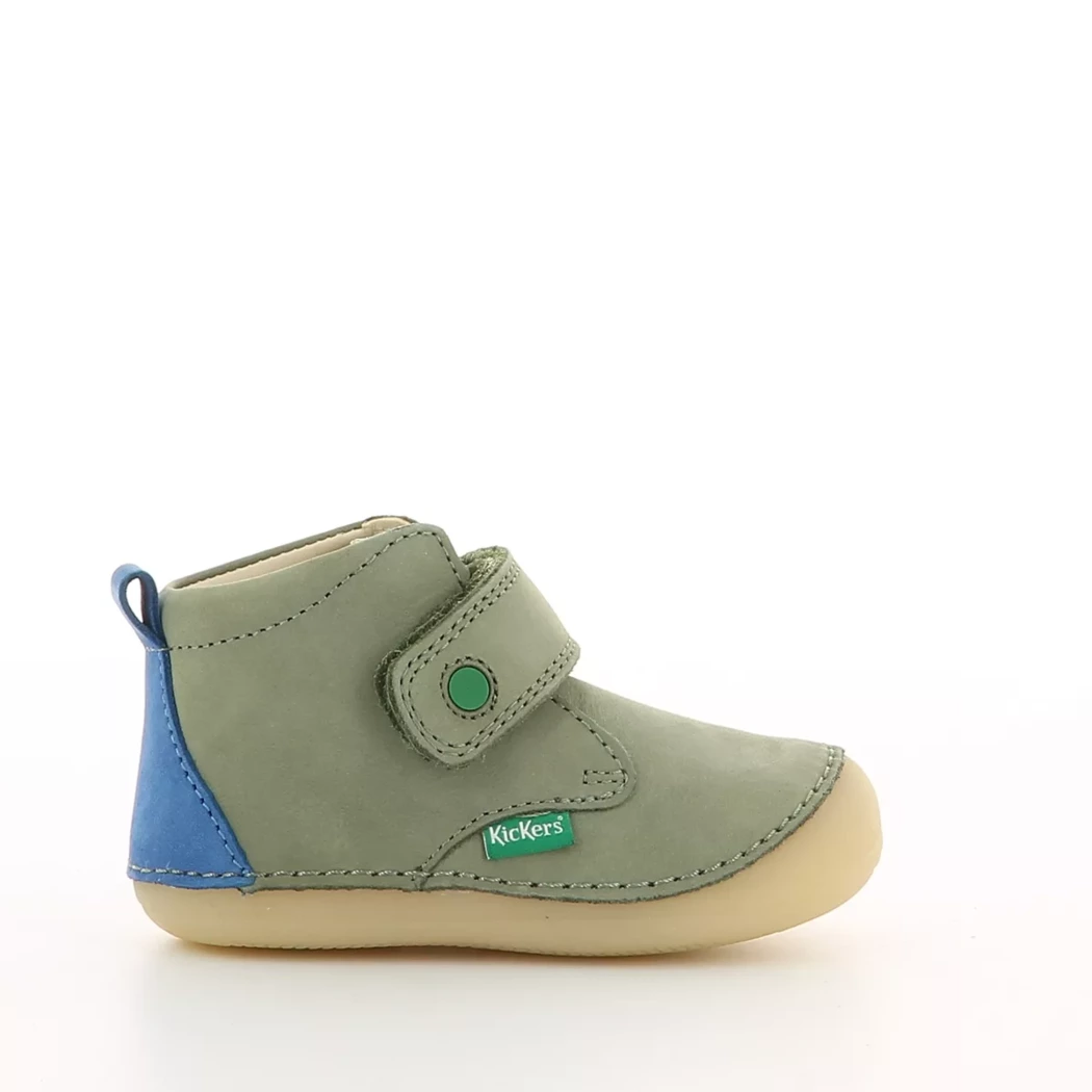 Image (2) de la chaussures Kickers - Bottines Vert en Cuir
