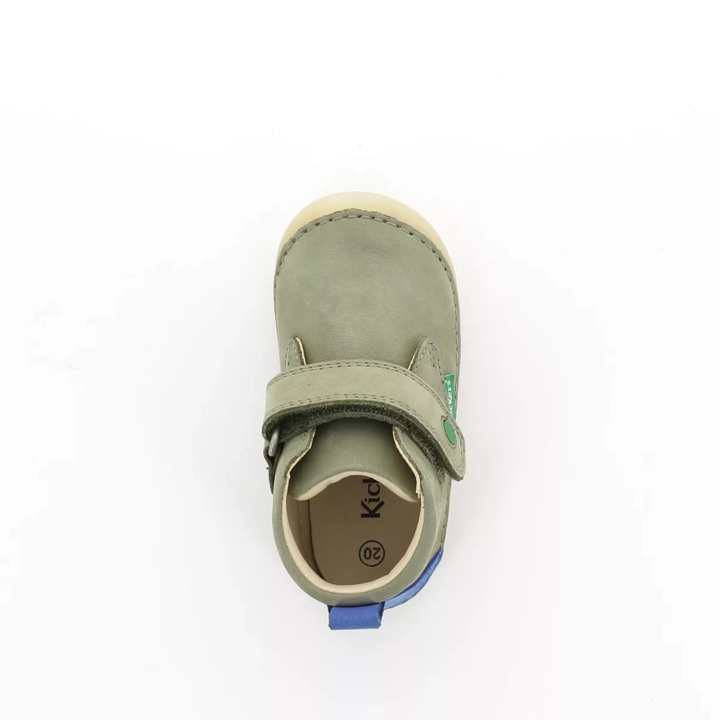Image (6) de la chaussures Kickers - Bottines Vert en Cuir