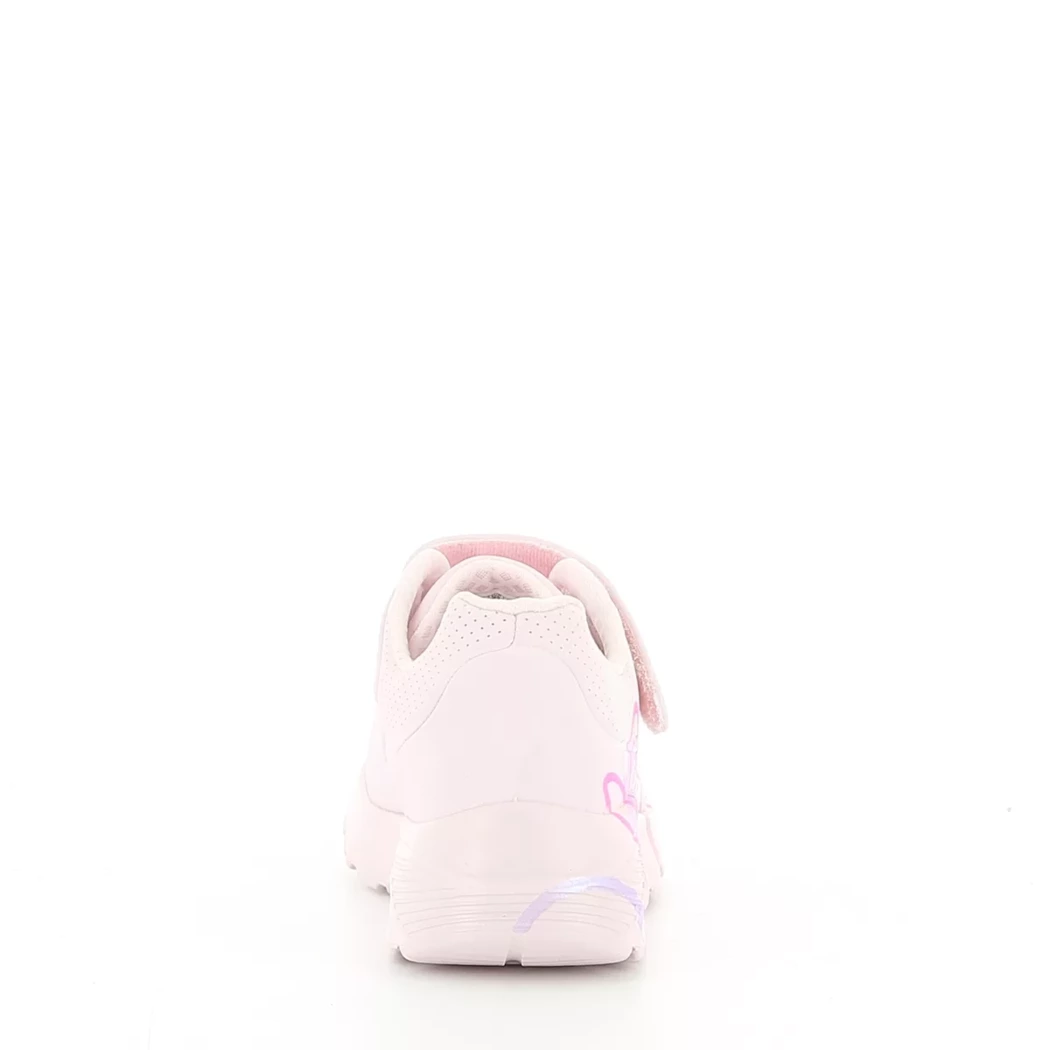 Image (3) de la chaussures Skechers - Baskets Rose en Cuir synthétique
