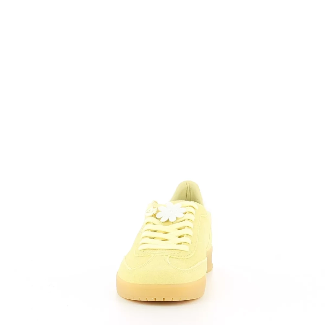 Image (5) de la chaussures Sun68 - Baskets Jaune en Cuir nubuck