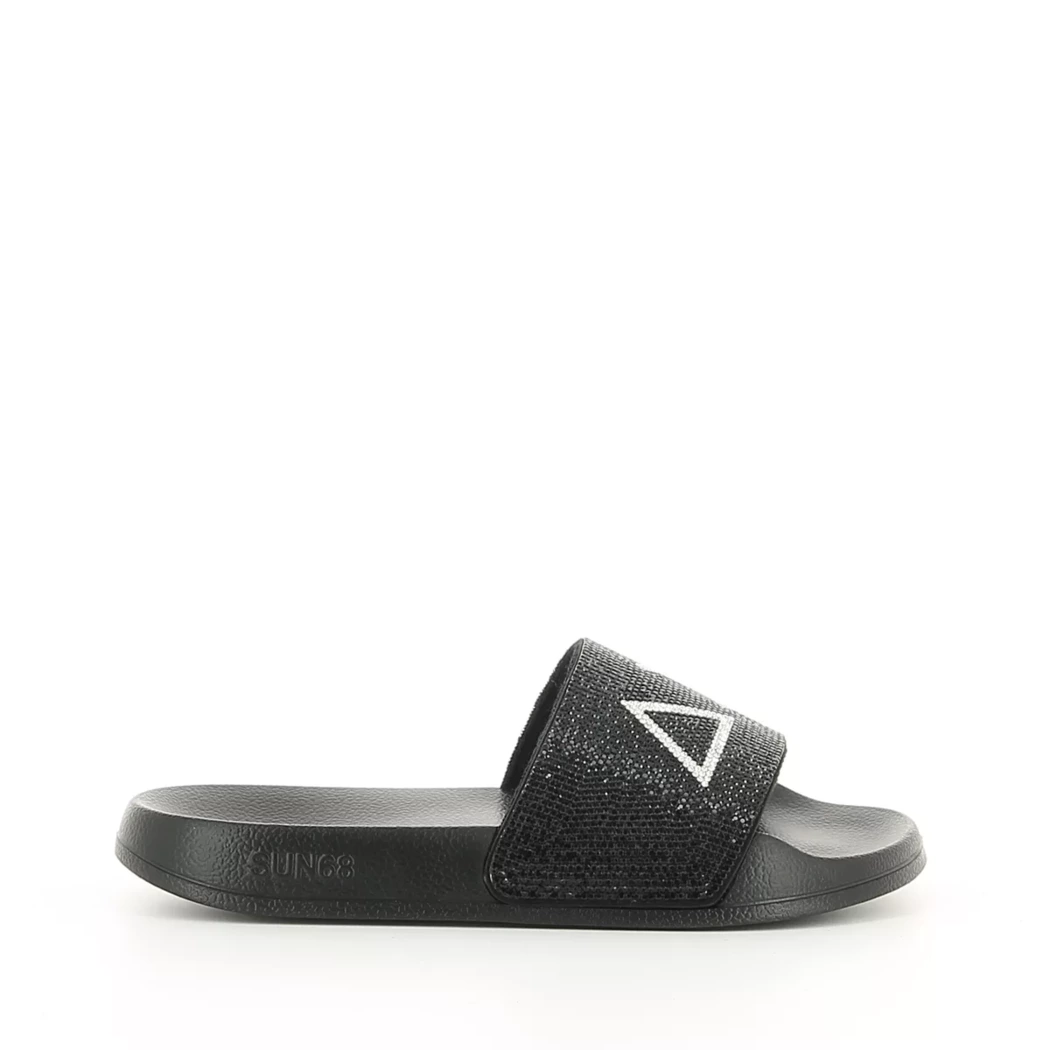 Image (2) de la chaussures Sun68 - Tongs et Plage Noir en Textile