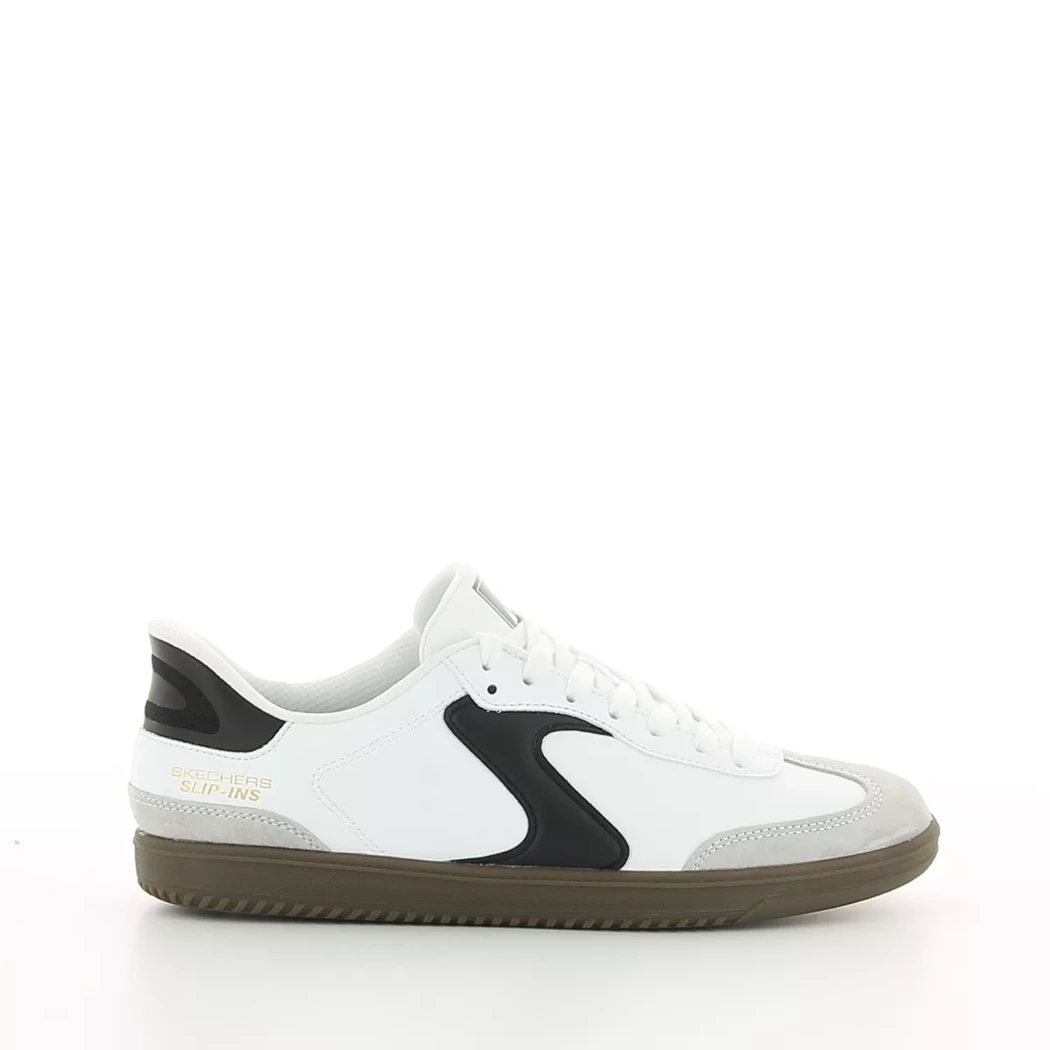 Image (2) de la chaussures Skechers - Baskets Blanc en Cuir synthétique