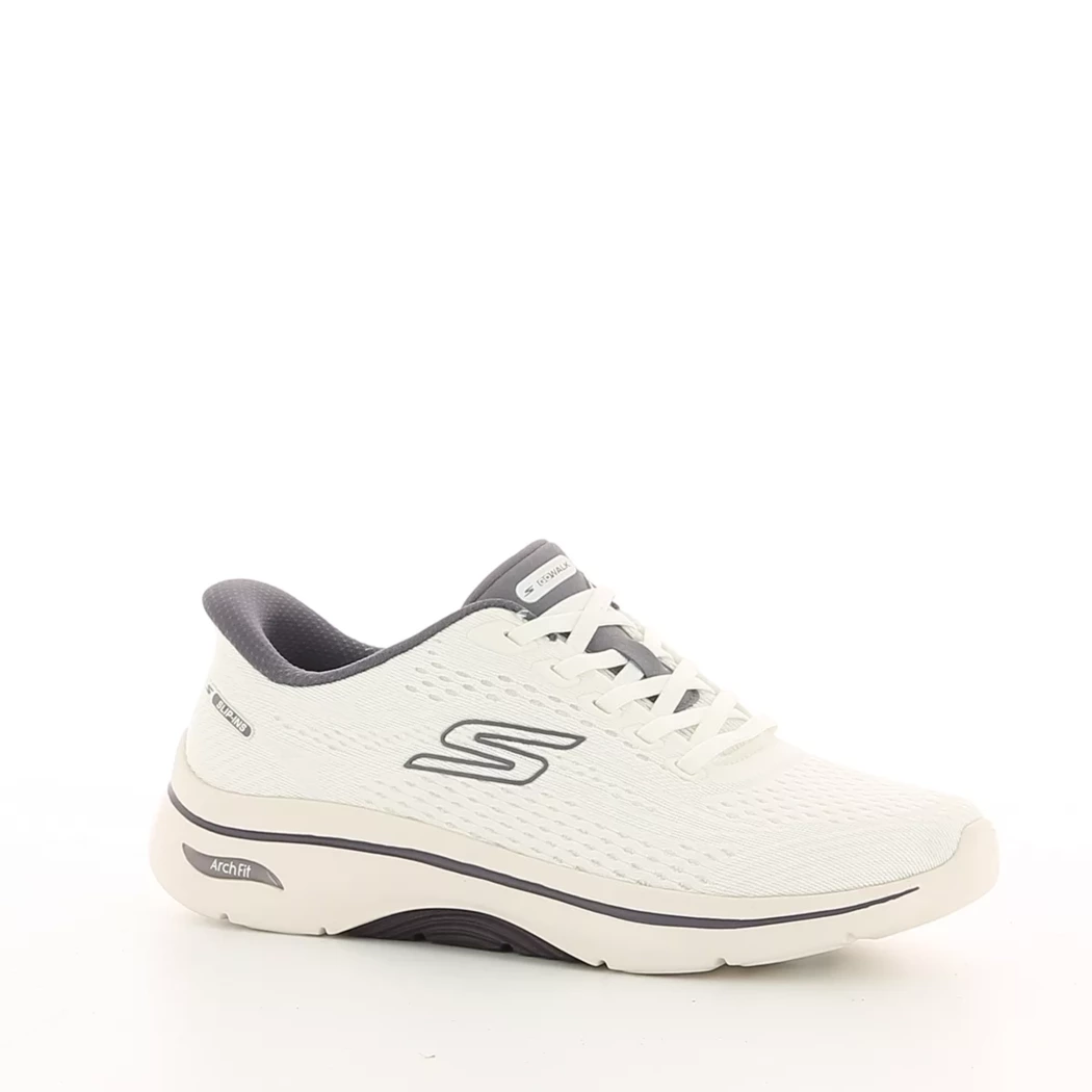 Image (1) de la chaussures Skechers - Baskets Blanc en Textile
