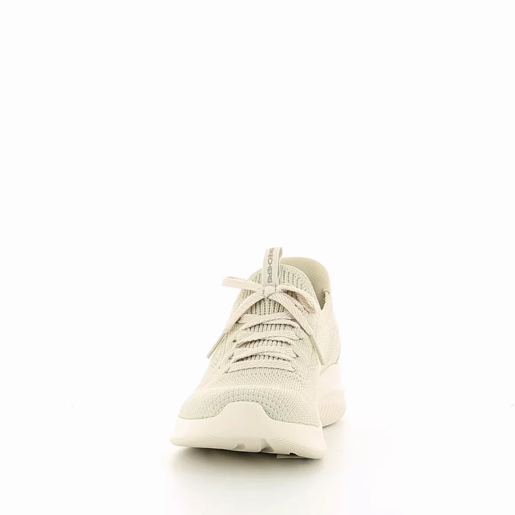 Image (5) de la chaussures Skechers - Baskets Beige en Textile