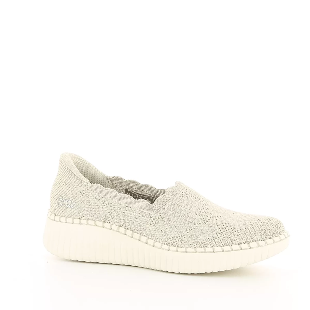 Image (1) de la chaussures Skechers - Mocassins Beige en Textile