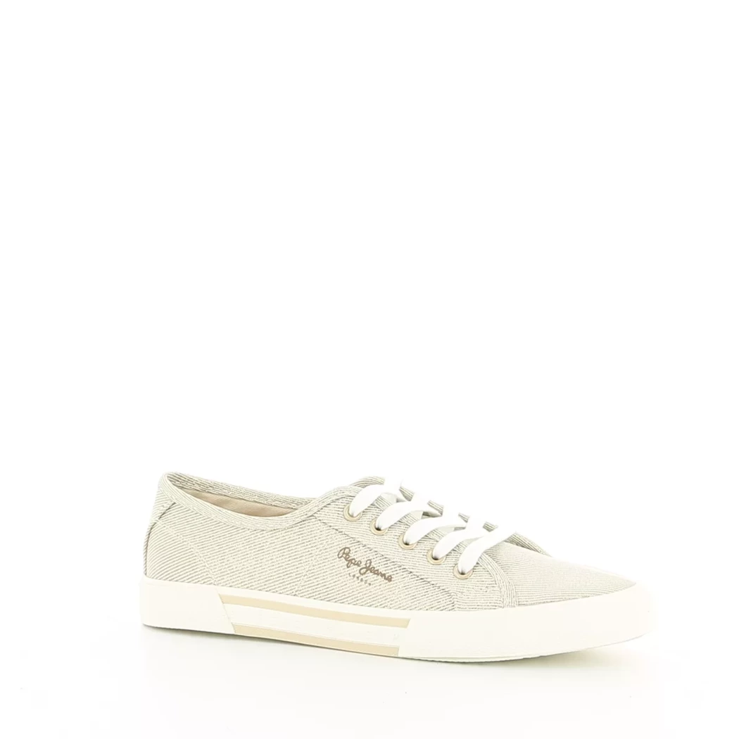Image (1) de la chaussures Pepe Jeans - Baskets Or / Bronze / Platine en Textile