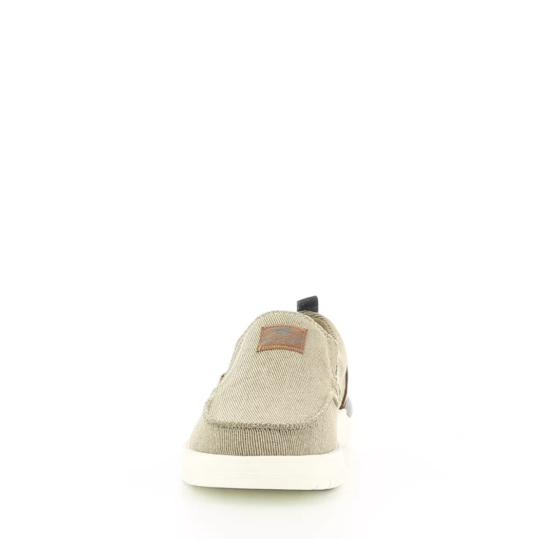 Image (5) de la chaussures Mustang - Mocassins Beige en Textile