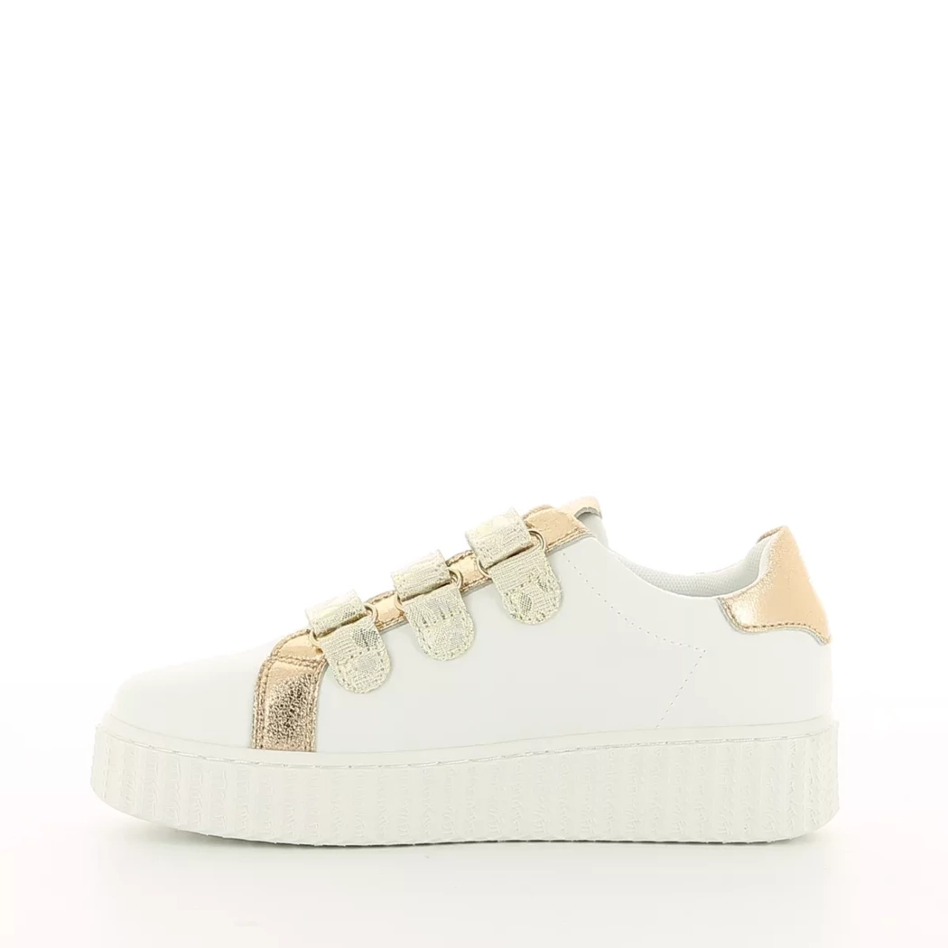 Image (4) de la chaussures Vanessa Wu - Baskets Blanc en Cuir synthétique