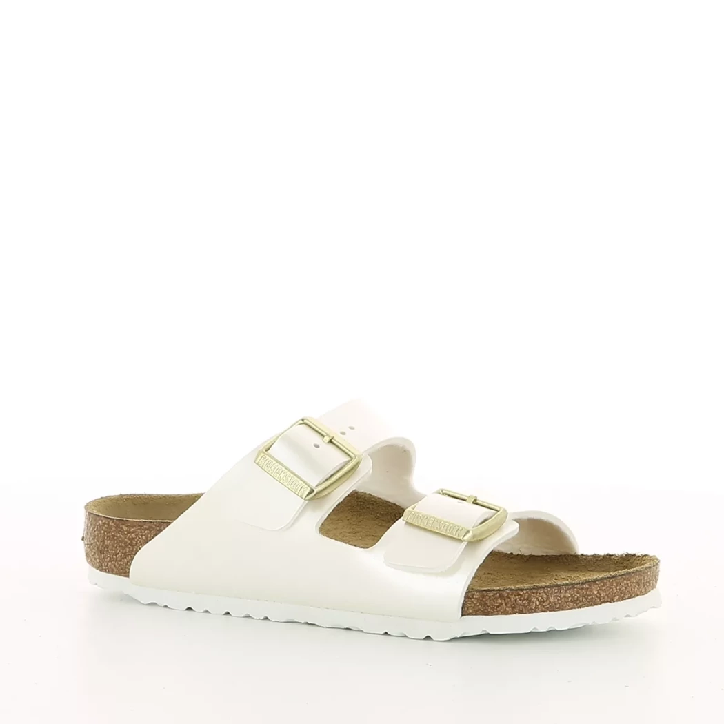 Image (1) de la chaussures Birkenstock - Mules et Sabots Blanc en Cuir synthétique