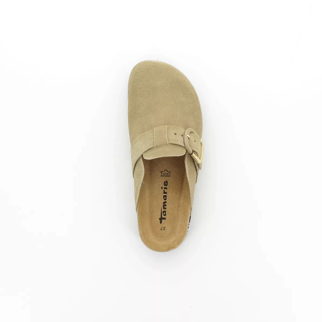 Image (6) de la chaussures Tamaris - Mules et Sabots Taupe en Cuir nubuck