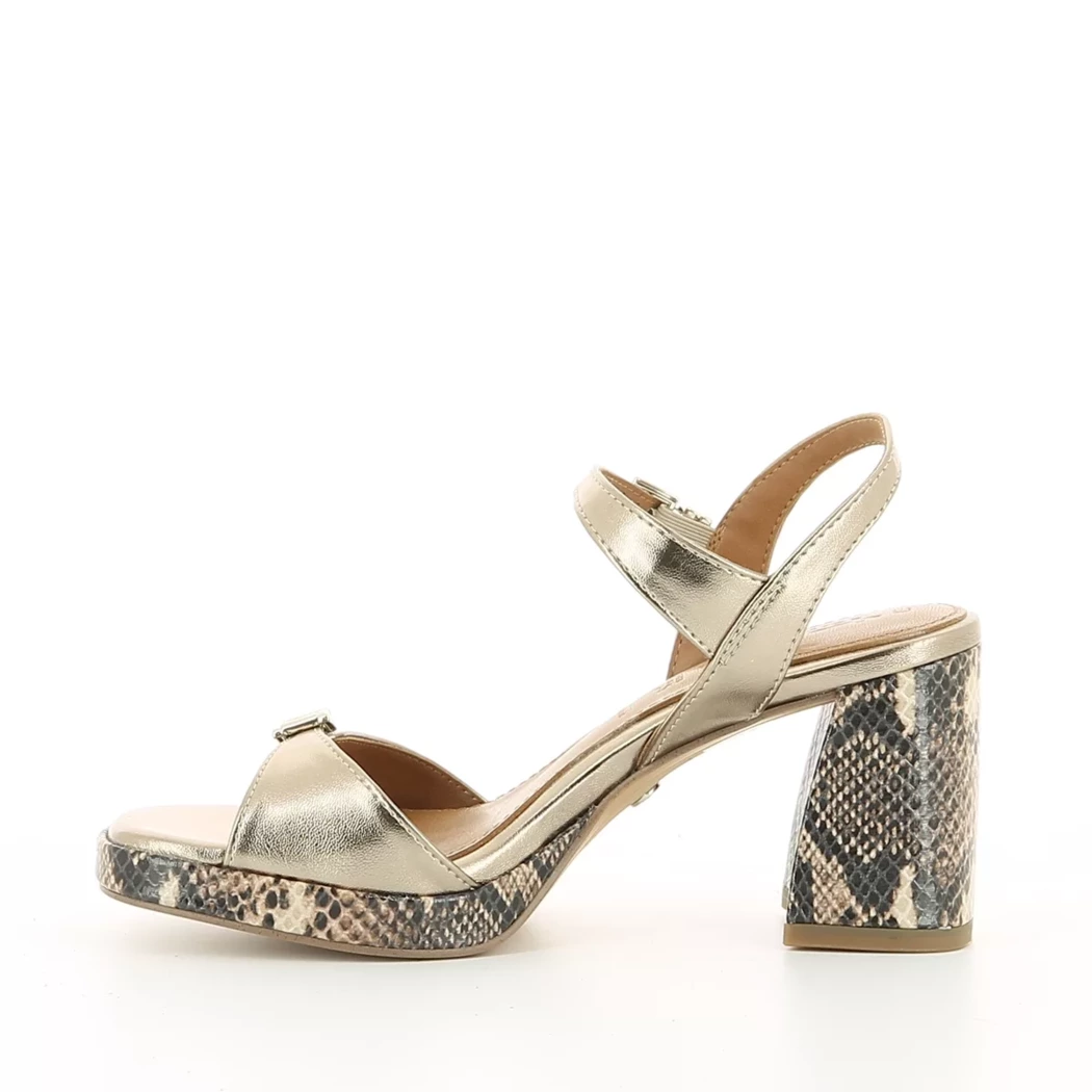 Image (4) de la chaussures Tamaris - Sandales et Nu-Pieds Or / Bronze / Platine en Cuir