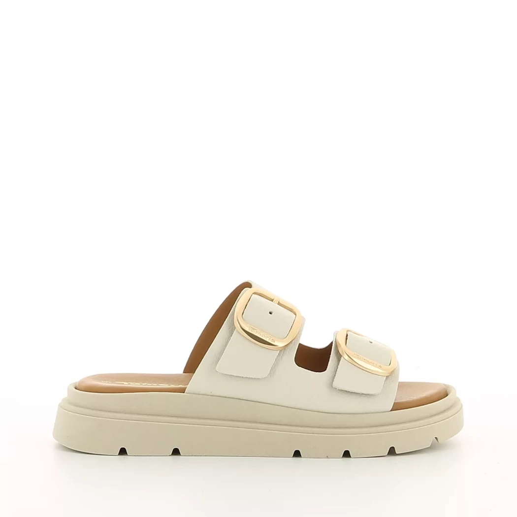 Image (2) de la chaussures Tamaris - Mules et Sabots Blanc en Cuir