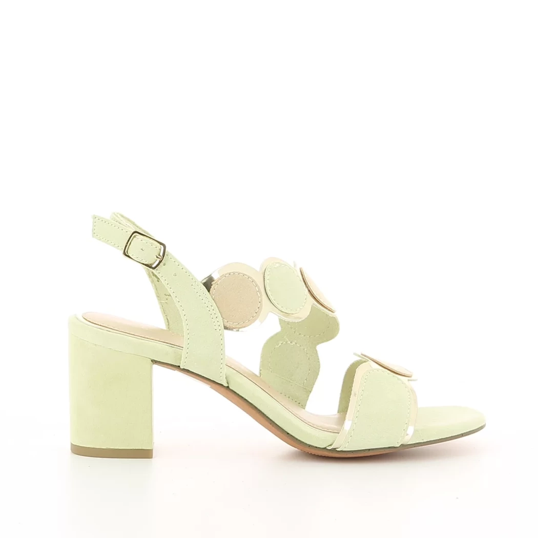 Image (2) de la chaussures Marco Tozzi - Sandales et Nu-Pieds Vert en Cuir synthétique