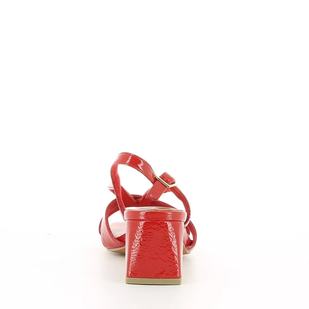 Image (3) de la chaussures Marco Tozzi - Sandales et Nu-Pieds Rouge en Cuir synthétique