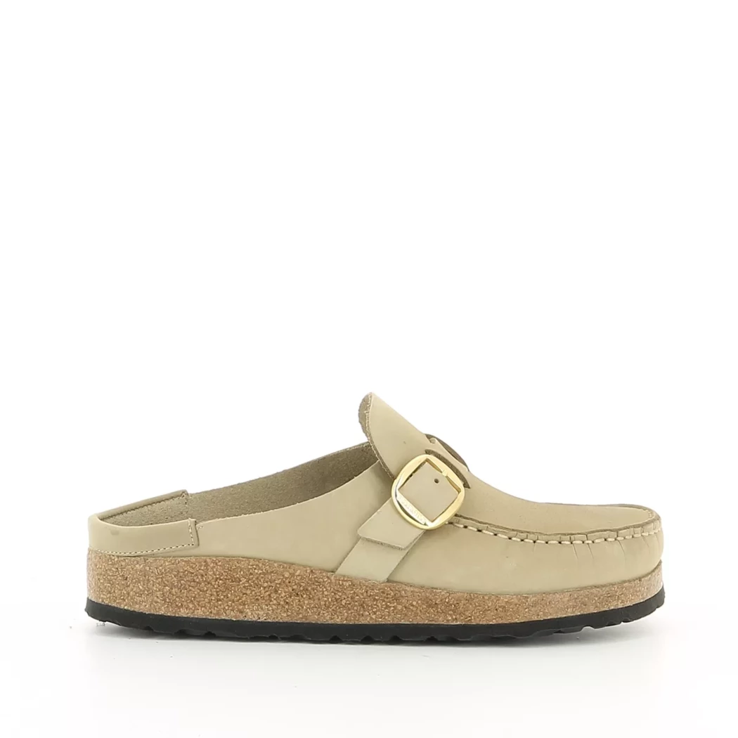 Image (2) de la chaussures Birkenstock - Mules et Sabots Beige en Cuir