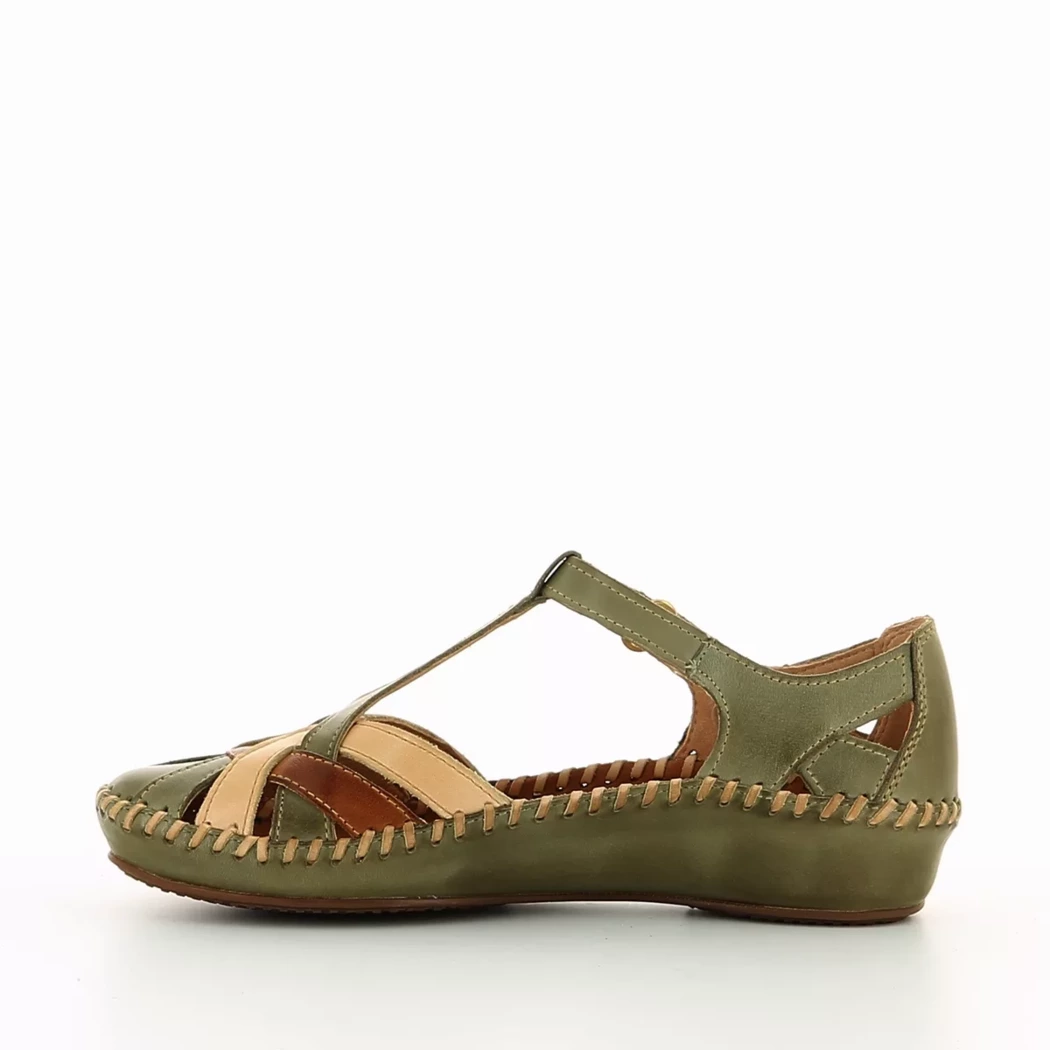 Image (4) de la chaussures Pikolinos - Ballerines Vert en Cuir