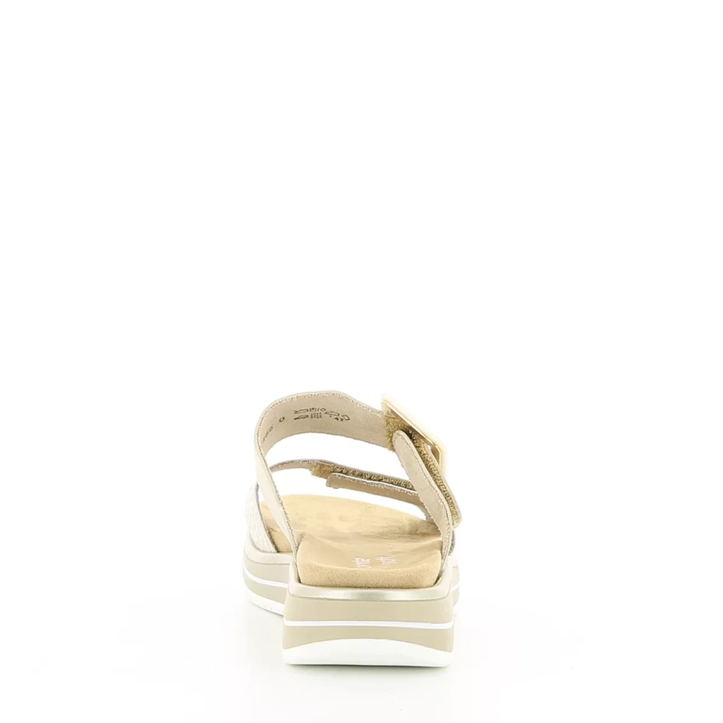 Image (3) de la chaussures Remonte - Mules et Sabots Blanc en Cuir synthétique