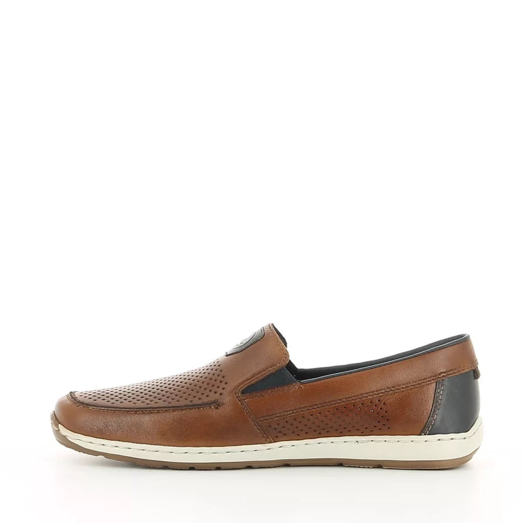 Image (4) de la chaussures Rieker - Mocassins Cuir naturel / Cognac en Cuir
