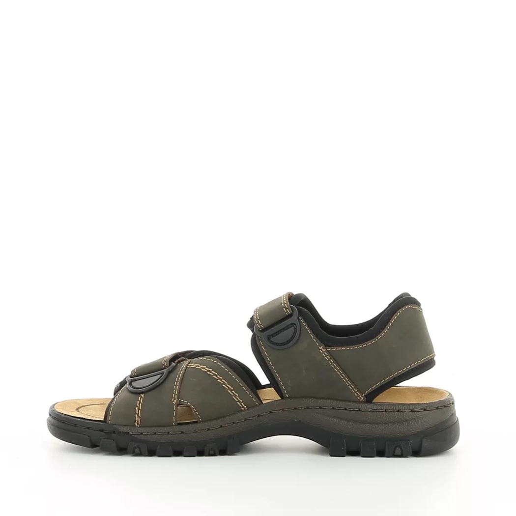Image (4) de la chaussures Rieker - Sandales et Nu-Pieds Marron en Cuir synthétique