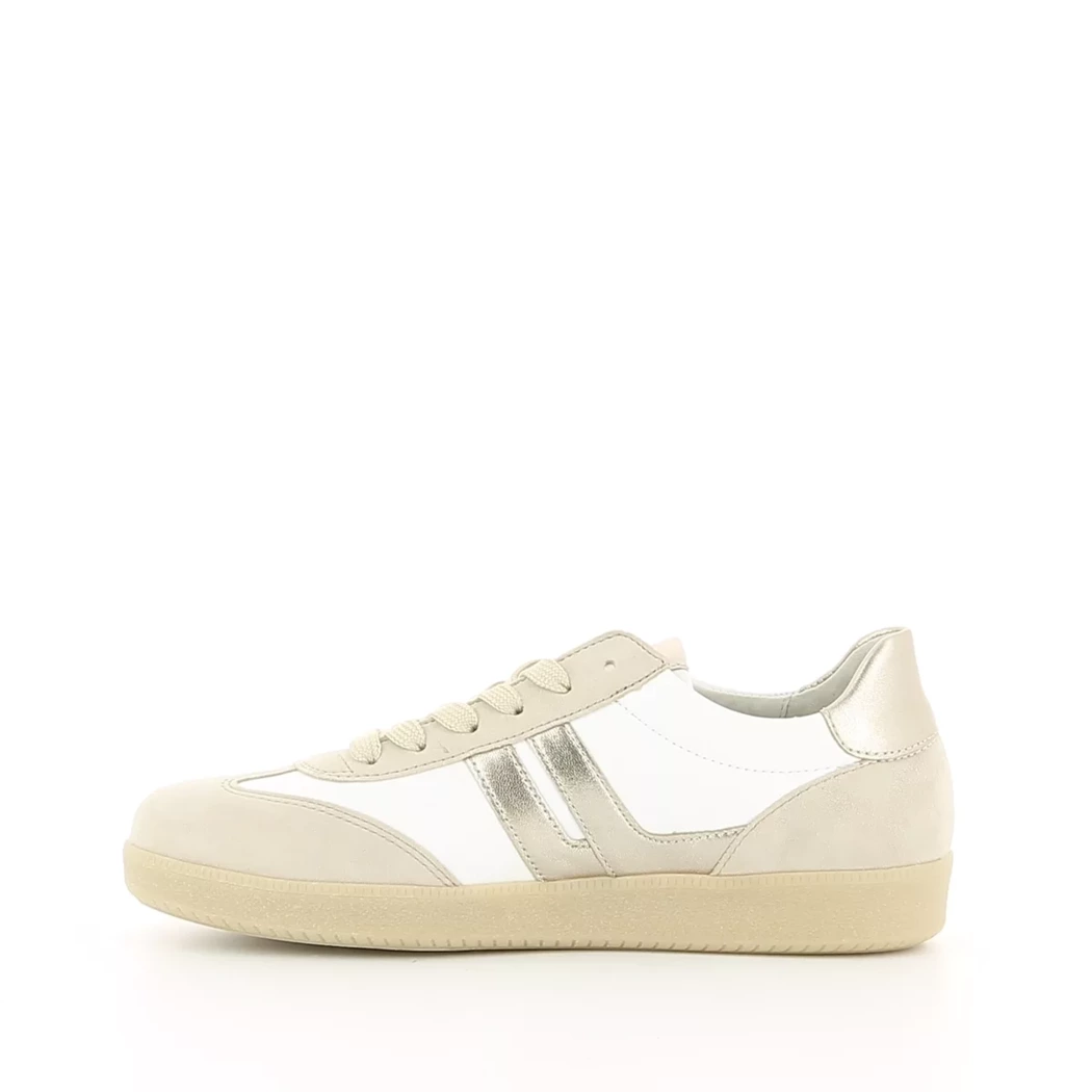 Image (4) de la chaussures Gabor - Baskets Beige en Cuir