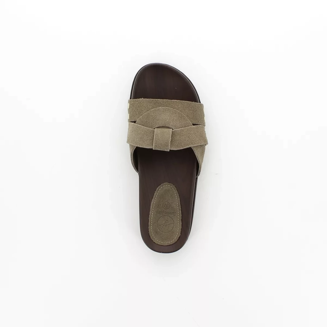 Image (6) de la chaussures Paloma Totem - Mules et Sabots Taupe en Cuir nubuck