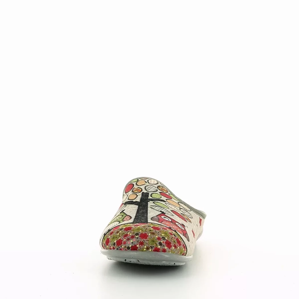 Image (5) de la chaussures Relax - Pantoufles et Chaussons Gris en Textile