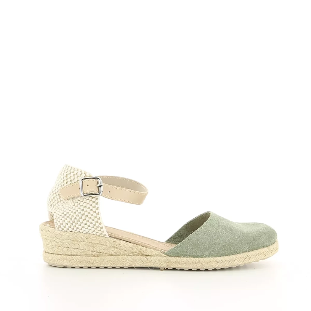 Image (2) de la chaussures Simplement B - Escarpins Vert en Cuir nubuck
