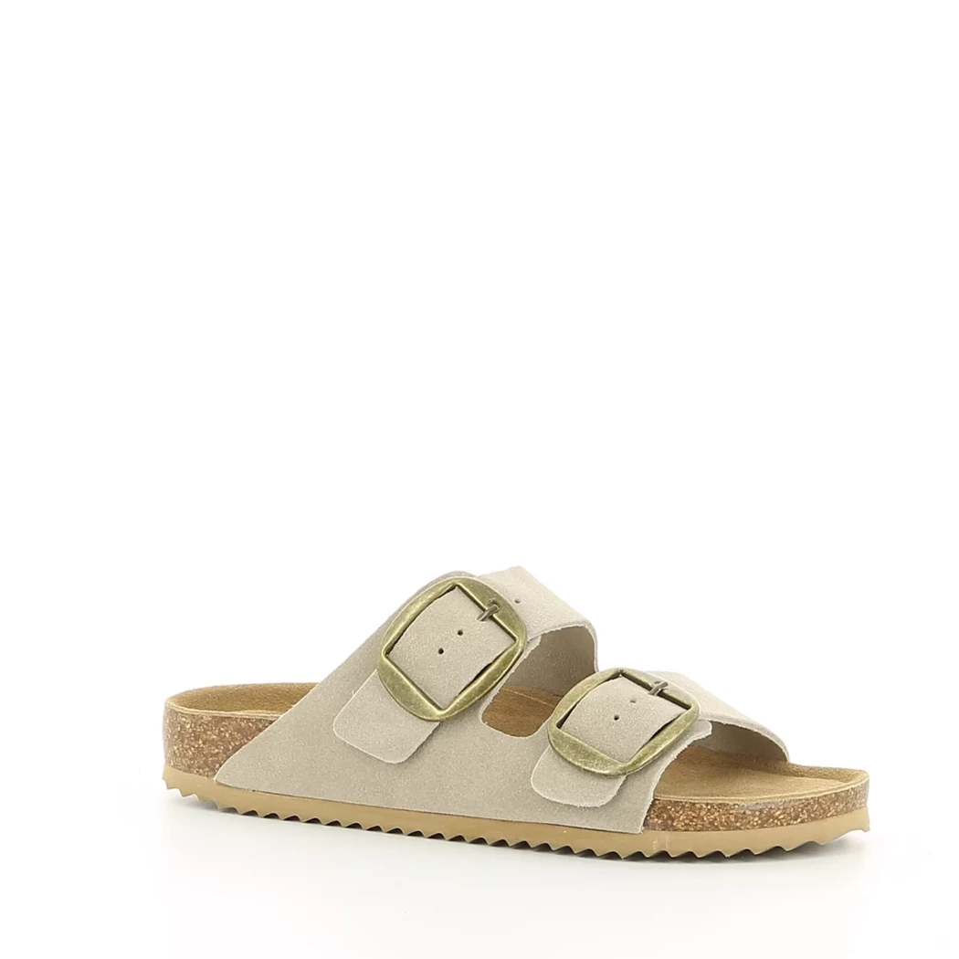 Image (1) de la chaussures Xti - Mules et Sabots Beige en Cuir nubuck