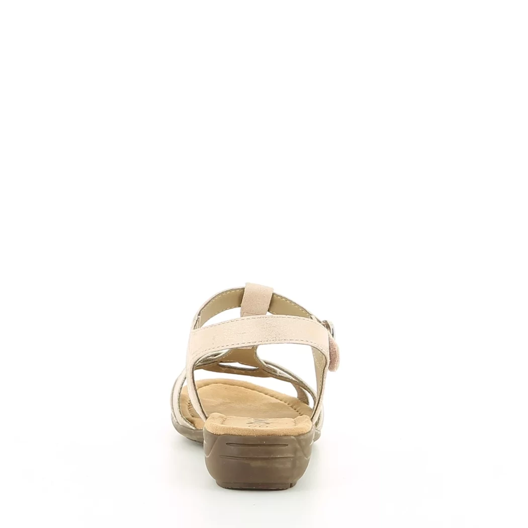 Image (3) de la chaussures Divina - Sandales et Nu-Pieds Beige en Cuir synthétique