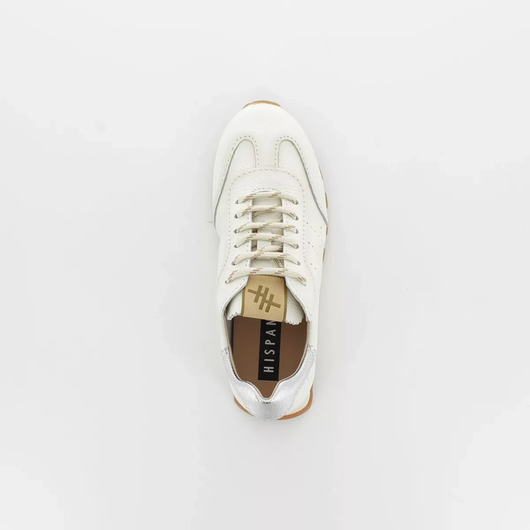 Image (6) de la chaussures Hispanitas - Baskets Blanc en Cuir