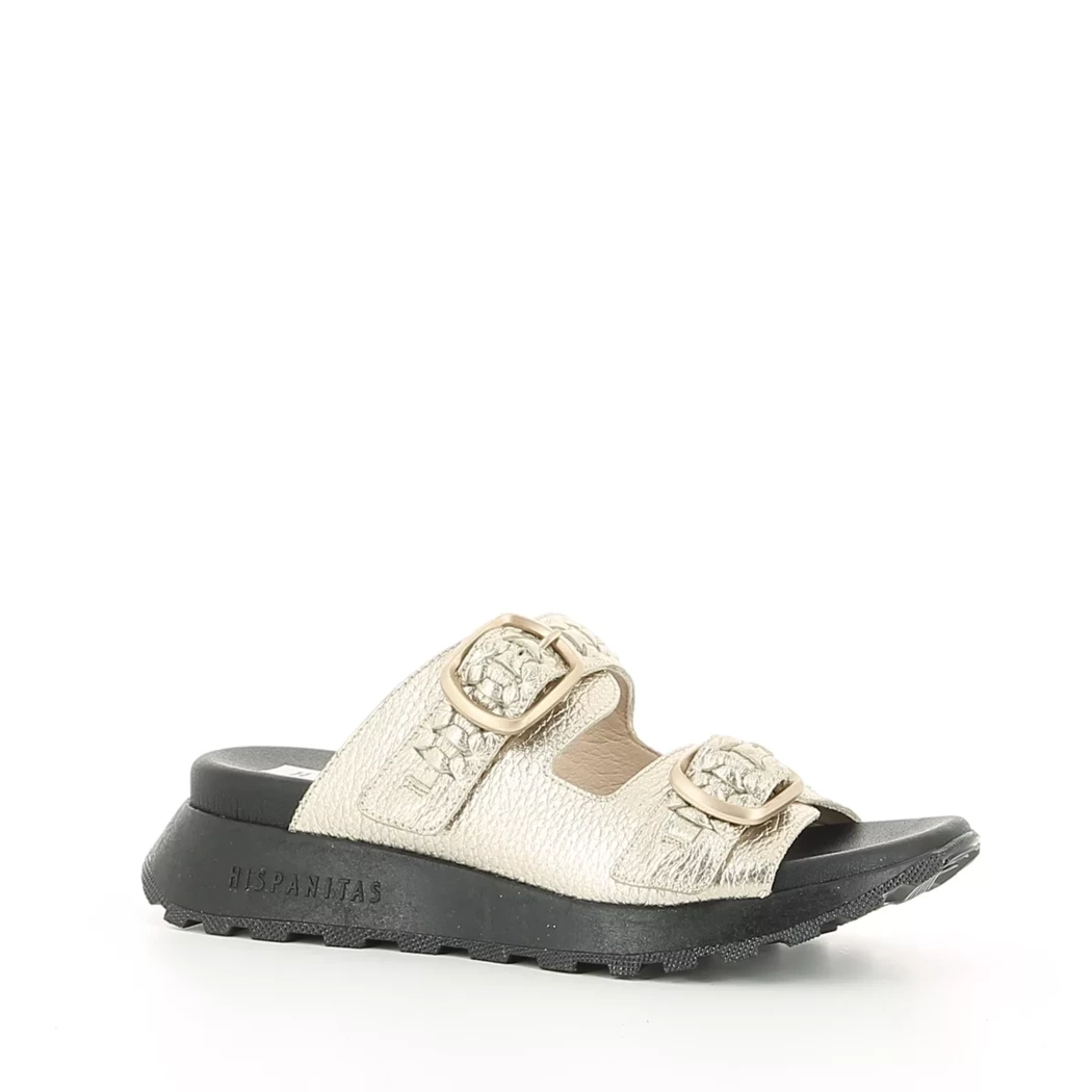 Image (1) de la chaussures Hispanitas - Mules et Sabots Taupe en Cuir