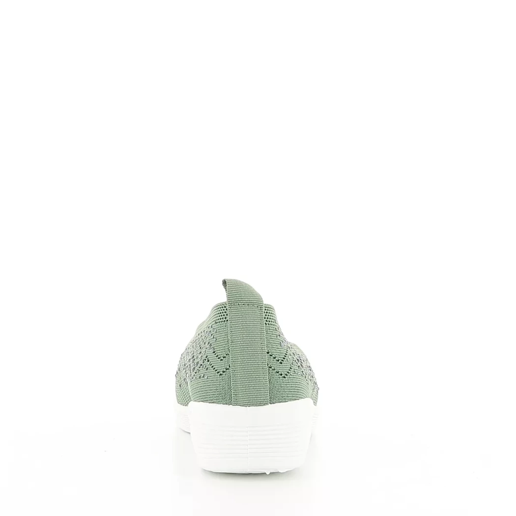 Image (3) de la chaussures New Run - Mocassins Vert en Textile