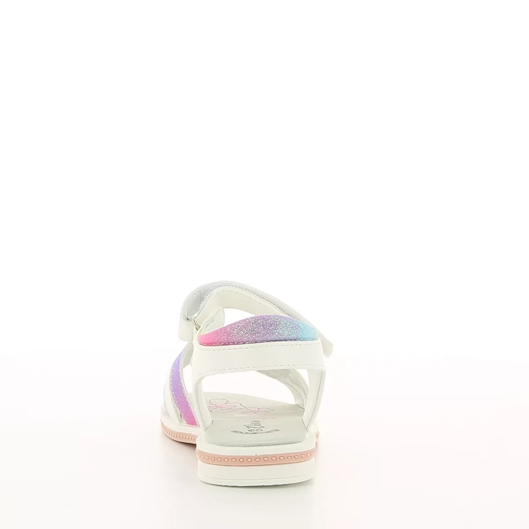 Image (3) de la chaussures Divina - Sandales et Nu-Pieds Blanc en Cuir synthétique