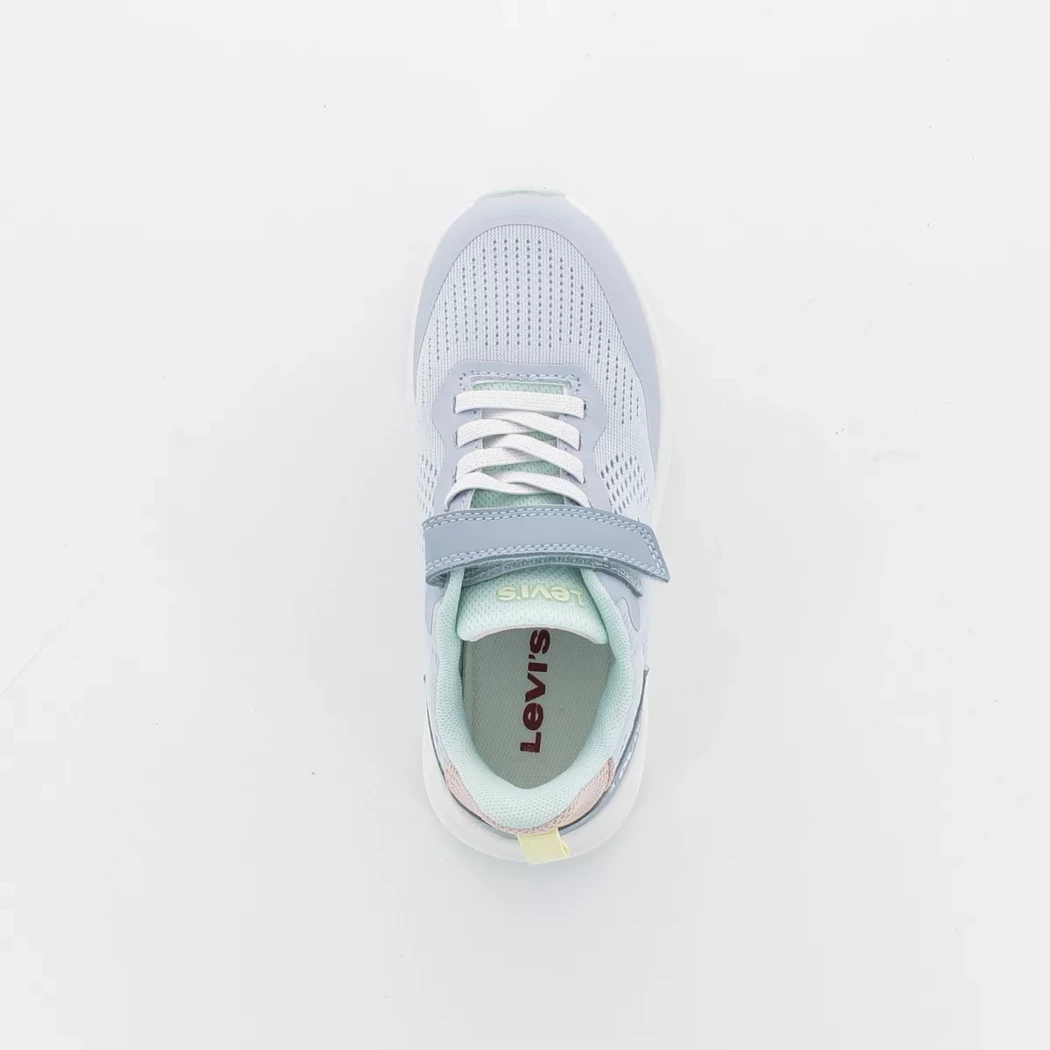 Image (6) de la chaussures Levi's - Baskets Bleu en Textile