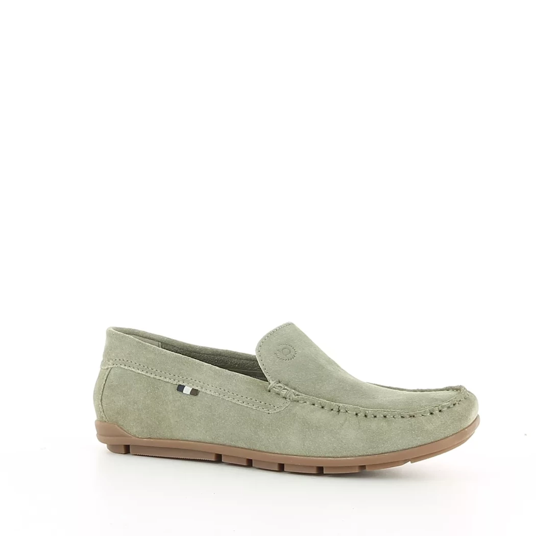 Image (1) de la chaussures Bugatti - Mocassins Vert en Cuir nubuck