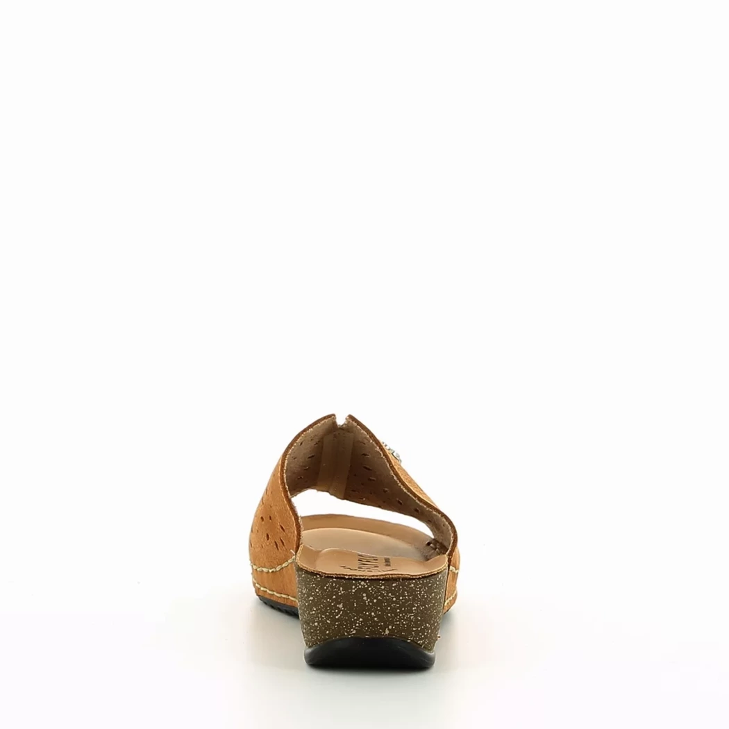 Image (3) de la chaussures Fly Flot - Mules et Sabots Cuir naturel / Cognac en Cuir nubuck