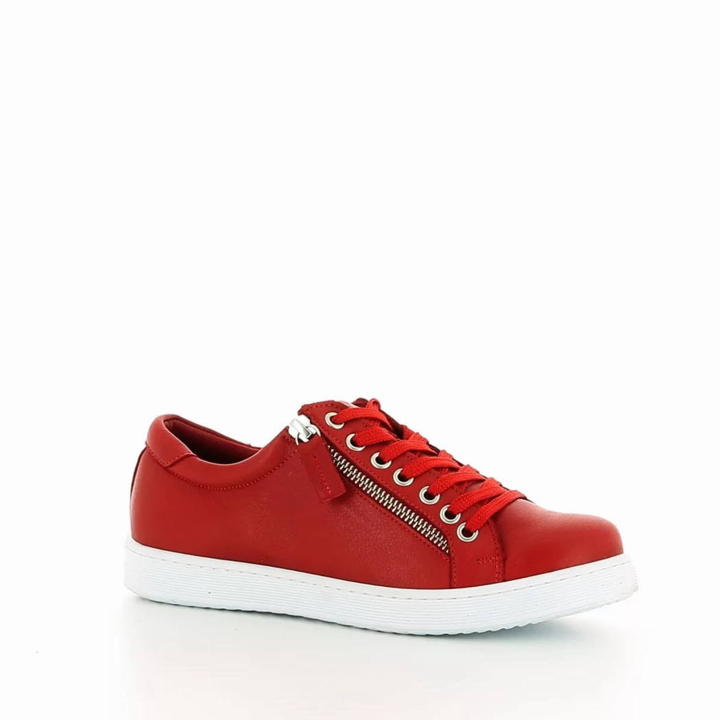 Image (1) de la chaussures Andrea Conti - Baskets Rouge en Cuir