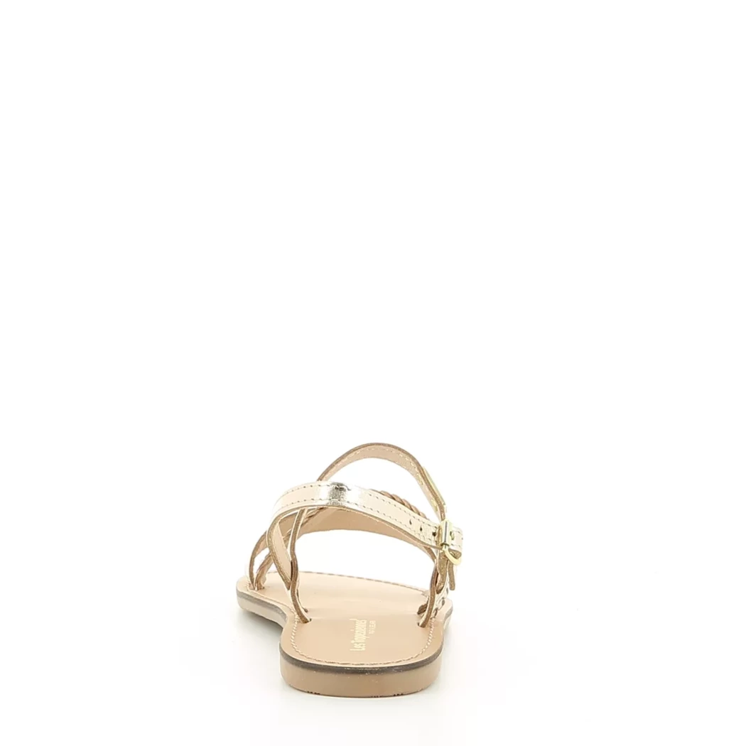 Image (3) de la chaussures Les Tropeziennes - Sandales et Nu-Pieds Or / Bronze / Platine en Cuir