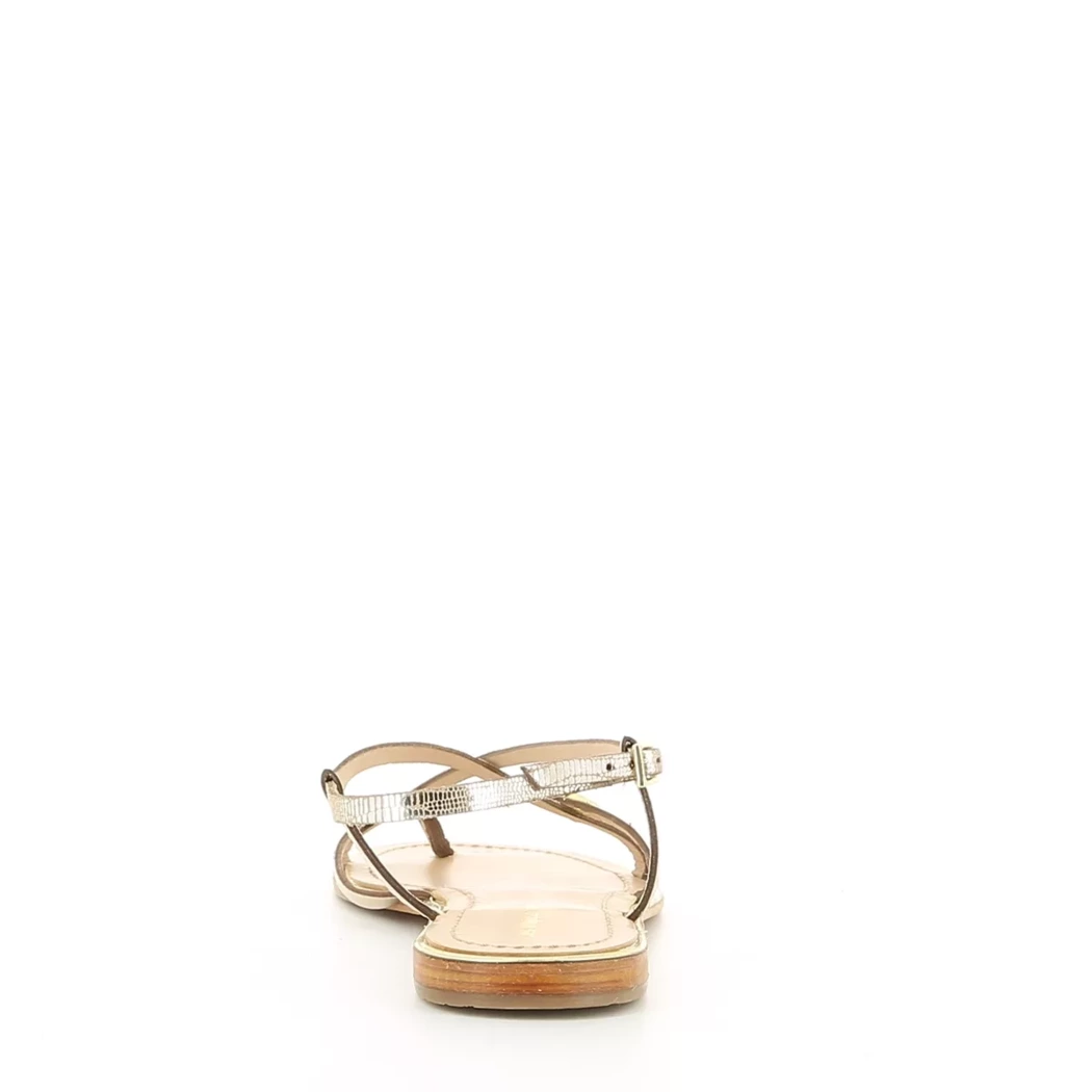 Image (3) de la chaussures Les Tropeziennes - Sandales et Nu-Pieds Or / Bronze / Platine en Cuir
