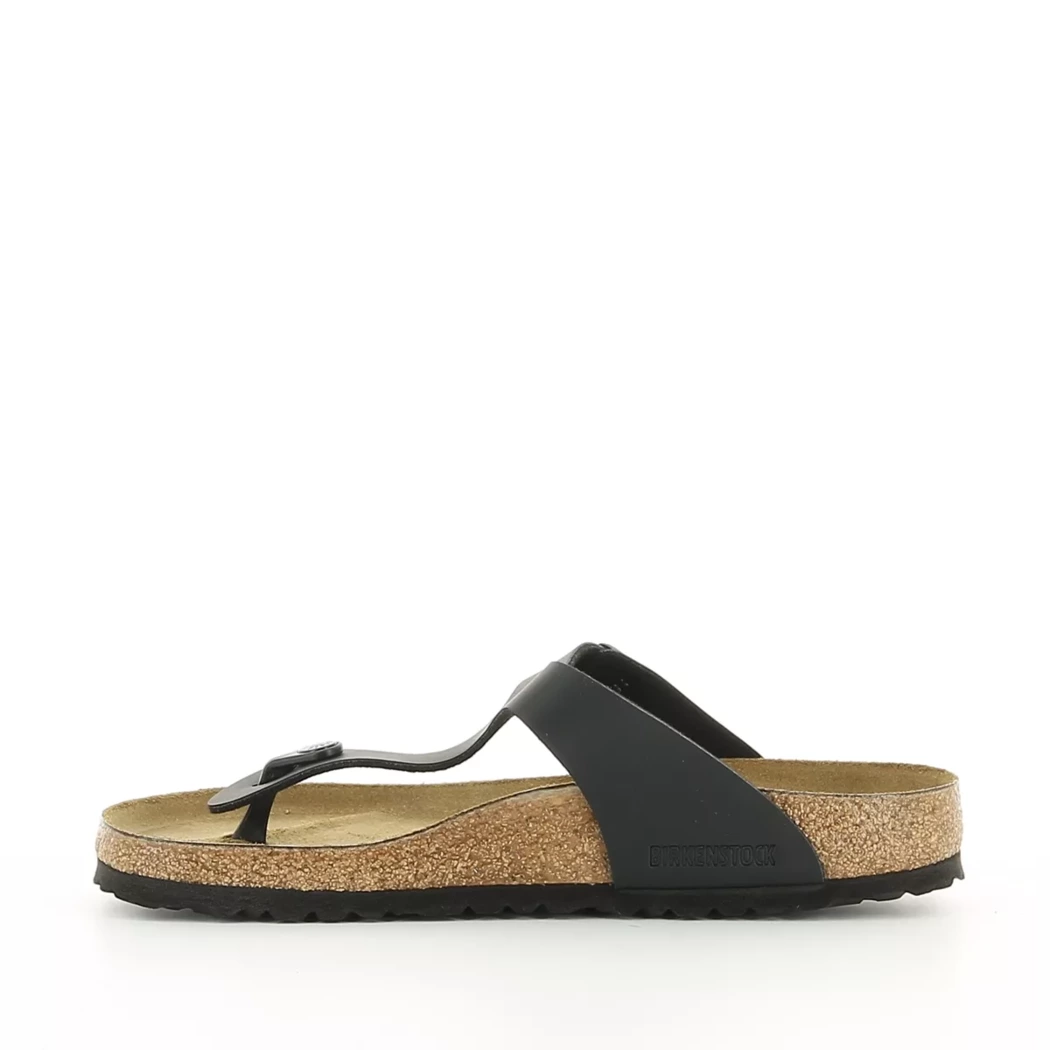 Image (4) de la chaussures Birkenstock - Mules et Sabots Bleu en Cuir synthétique