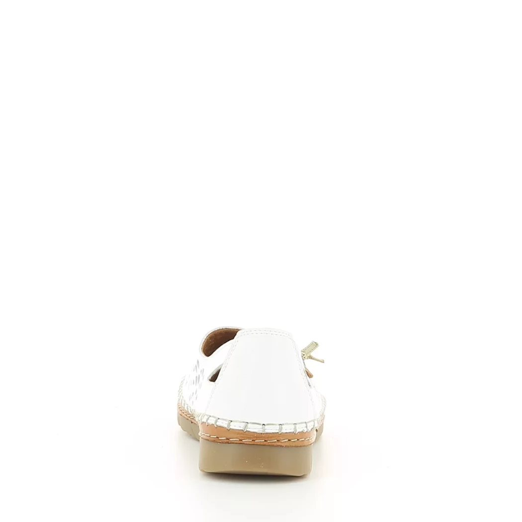 Image (3) de la chaussures Diabolo Studio - Ballerines Blanc en Cuir