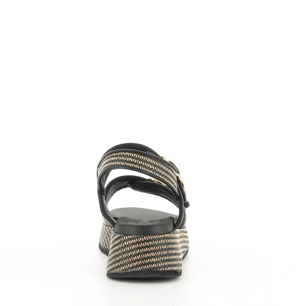 Image (3) de la chaussures Cimarron - Sandales et Nu-Pieds Noir en Cuir synthétique