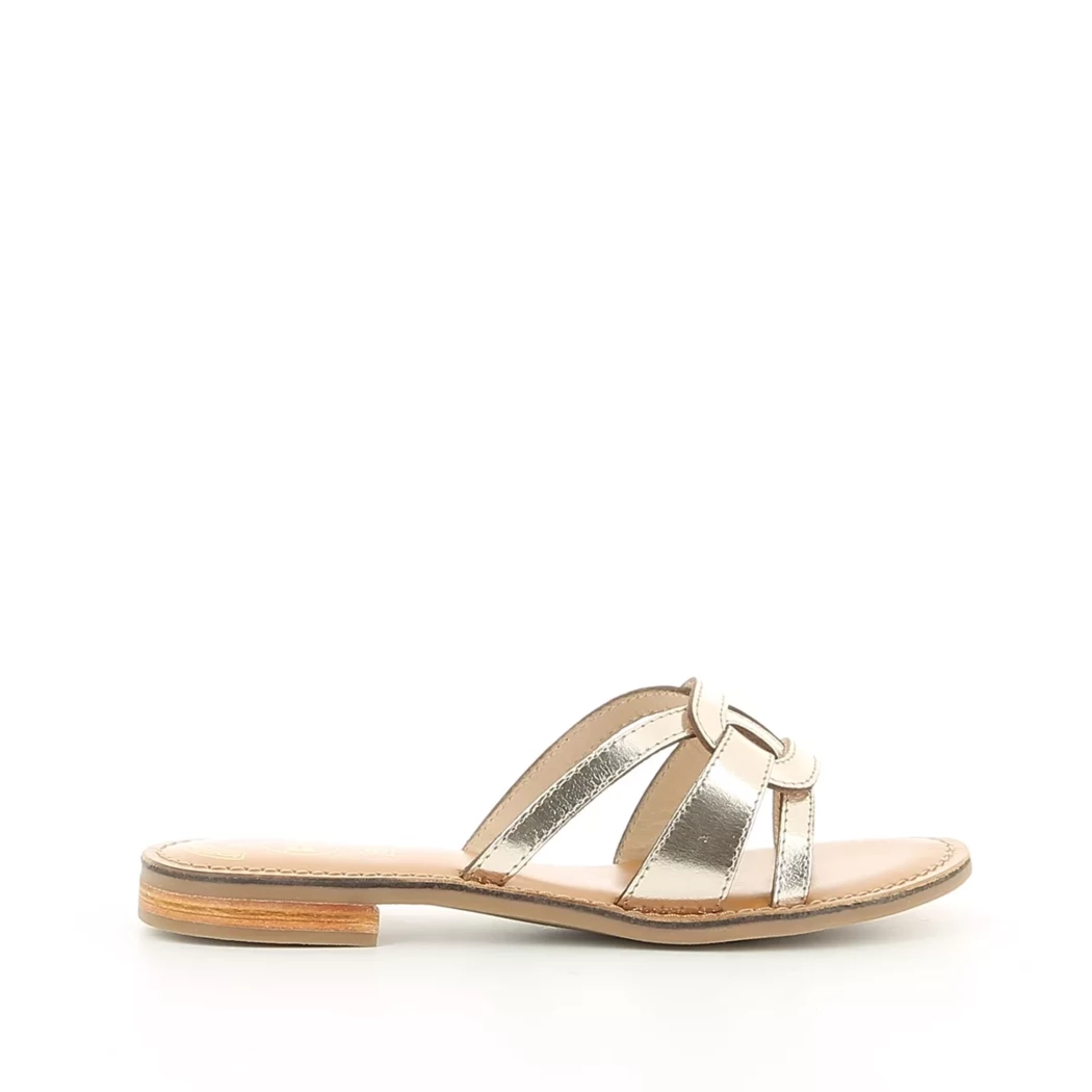 Image (2) de la chaussures Les Fees de Bengale - Mules et Sabots Or / Bronze / Platine en Cuir