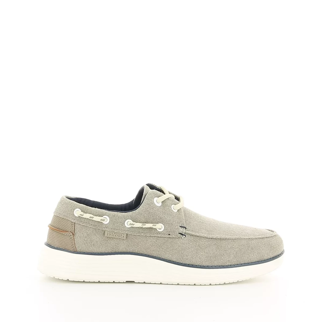 Image (2) de la chaussures Xti - Chaussures bateau Taupe en Textile